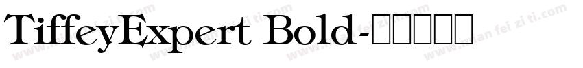 TiffeyExpert Bold字体转换